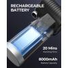 imageKoonie Cordless Air Duster Battery Operated Computer Cleaning Duster Portable Replaces Compressed Air Cans 8000mAh 10W Fast Charging Air Blower No Gas for Computer Keyboard Car Pet HouseCD01