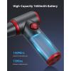 imageKoonie Cordless Air Duster Battery Operated Computer Cleaning Duster Portable Replaces Compressed Air Cans 8000mAh 10W Fast Charging Air Blower No Gas for Computer Keyboard Car Pet HouseCD09