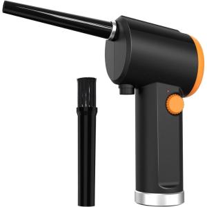 imageKoonie Cordless Air Duster Battery Operated Computer Cleaning Duster Portable Replaces Compressed Air Cans 8000mAh 10W Fast Charging Air Blower No Gas for Computer Keyboard Car Pet HouseCD07