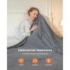 imageElectric Heated Throw Blanket Twin Size 62quotX84quot Heating Bed Blankets Throw with 10 Heating Levels 10h Auto Off Soft Flannel Warm Electric Blanket with OverHeated Protection Ul Certification