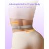 imageHeating Pad for Period Cramps Fast Heating with 6 Heat Levels and 6 Massage Modes Portable Menstrual Heating Pad Belly Period Massager for Women and Girls PinkPurple