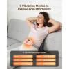 imageHeating Pad for Period Cramps Fast Heating with 6 Heat Levels and 6 Massage Modes Portable Menstrual Heating Pad Belly Period Massager for Women and Girls PinkPink1800mah