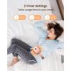 imageHeating Pad for Period Cramps Fast Heating with 6 Heat Levels and 6 Massage Modes Portable Menstrual Heating Pad Belly Period Massager for Women and Girls PinkLight Pink5000mah