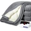 imageElectric Heated Throw Blanket Twin Size 62quotX84quot Heating Bed Blankets Throw with 10 Heating Levels 10h Auto Off Soft Flannel Warm Electric Blanket with OverHeated Protection Ul Certification