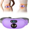 imageHeating Pad for Period Cramps Fast Heating with 6 Heat Levels and 6 Massage Modes Portable Menstrual Heating Pad Belly Period Massager for Women and Girls PinkPurple