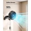 imageKoonie 12 Inch Wall Mount Fan Quiet Wall Fan with Timer 98ft Wired Remote 80 Oscillation 100 Adjustable 3 Speeds High Velocity for RV Bedroom Kitchen Office GarageBlack Fan