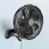 imageKoonie 12 Inch Wall Mount Fan Quiet Wall Fan with Timer 98ft Wired Remote 80 Oscillation 100 Adjustable 3 Speeds High Velocity for RV Bedroom Kitchen Office GarageBlack Fan