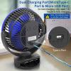 imageKoonie 12 Inch Wall Mount Fan Quiet Wall Fan with Timer 98ft Wired Remote 80 Oscillation 100 Adjustable 3 Speeds High Velocity for RV Bedroom Kitchen Office GaragePurple