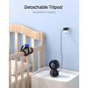 imageKoonie Astronaut Portable Stroller Fan BabySafe Clipon with Detachable Flexible Tripod Rechargeable BatteryOperated 3Speeds 270 Rotation  Ideal for Car Seats Cribs Treadmills TravelAstronautblack