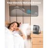 imageKoonie Portable Desk Fan 3520hrs Battery Operated Small USB Fan with Ultra Quiet 220 Tilt Folding Rechargeable Personal Fan with 3 Speeds Strong Wind for Home Office Desktop WhiteMini Black