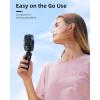 imageKoonie Portable Handheld Fan Battery Operated Fan with Base 8 Hours Digital Display 5 Speeds 90 Ajustable Rechargeable Mini Fan for Outdoor Indoor PinkDeep Blue