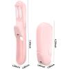 imageKoonie Portable Handheld Fan Foldable Mini Hand Held Fan Small Pocket Fan Battery Operated Fan with 8 Working Hours for Women Outdoor PinkPink