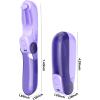 imageKoonie Portable Handheld Fan Foldable Mini Hand Held Fan Small Pocket Fan Battery Operated Fan with 8 Working Hours for Women Outdoor Pinkpurple