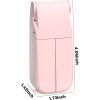 imageKoonie Portable Mini Handheld Personal Fan Powerful 3 Speeds Small Desk Fan with LED Light Cute Design Eyelash Makeup Battery USB Rechargeable for Stylish Women Girls Kids Indoor Outdoor PinkPink2