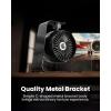 imageKoonie USB Clip on Fan Strong Wind Ultra Quiet Small Desk Fan with Strong Clamp More Than 360 Adjustable 3 Speeds USBC Corded Powered Mini Personal Fan for Home Office Desktop BlackMetallic Black