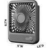 imageKoonie USB Fan Strong Wind Ultra Quiet Small Desk Fan 220 Tilt Folding 3 Speeds Adjustable USBC Powered Personal Fan for Home Office Desktop Pink NO BATTERYMini Black