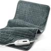 imageExtra Large Heating Pad for Full Back Pain and Period Cramp Relief 17quot x 33quot Long Size Electric Heating Pad for Shoulder Pain with 3 Temperature Levels Auto Shut Off Machine Washable Moist and Dry