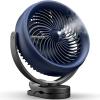 imageKoonie 10000mAh Battery Operated Misting Fan with Clip 8Inch Mist Fan for Desk Detachable Battery 3 Speeds 2 Mist Modes with 200ml Tank 48 Hours Working Time for Home Stroller Office and OutdoorBlue
