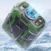 imageKoonie Portable Waist Clip Fan Wearable Belt Personal Fan with 100 Levels Speeds 13500 RPM Strong Airflow Rechargeable Battery Supports 24H Use Time Cool Clip Under Shirt for Outdoor Jobsite FarmGreen