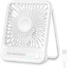 imageKoonie USB Fan Strong Wind Ultra Quiet Small Desk Fan 220 Tilt Folding 3 Speeds Adjustable USBC Powered Personal Fan for Home Office Desktop Pink NO BATTERYMini White