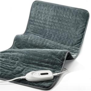 imageExtra Large Heating Pad for Full Back Pain and Period Cramp Relief 17quot x 33quot Long Size Electric Heating Pad for Shoulder Pain with 3 Temperature Levels Auto Shut Off Machine Washable Moist and Dry