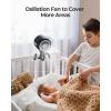 imageKoonie Portable Stroller Fan with Flexible Tripod Car Seat fan Clipon for Infant Rechargeable Battery Operated Fan with 3 Speeds Baby Travel Gear for Outdoor Camping Tent Crib Bike TreadmillOscillatingblack