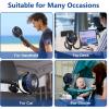 imageKoonie Portable Stroller Fan with Flexible Tripod Car Seat fan Clipon for Infant Rechargeable Battery Operated Fan with 3 Speeds Baby Travel Gear for Outdoor Camping Tent Crib Bike TreadmillModern