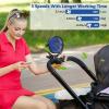 imageKoonie Portable Stroller Fan with Flexible Tripod Car Seat fan Clipon for Infant Rechargeable Battery Operated Fan with 3 Speeds Baby Travel Gear for Outdoor Camping Tent Crib Bike TreadmillModern