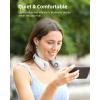imageKoonie Neck Fan Rechargeable 5 Speeds Portable Personal Hands Free Bladeless Battery Operated Wearable Adjustable Screen Design 412 Hours Cooling For Travel Outdoor Indoor