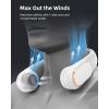 imageKoonie Neck Fan Rechargeable 5 Speeds Portable Personal Hands Free Bladeless Battery Operated Wearable Adjustable Screen Design 412 Hours Cooling For Travel Outdoor Indoor