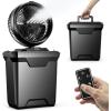 imageKoonie 10 Inch Camping Misting Fan 11L Tank 20000mAh Cooling Battery Floor Fan with Remote 4 Timers 4 Speeds 3 Mist Modes 4590 Oscillation 10 Tilt Portable for Outdoors Patios Travel